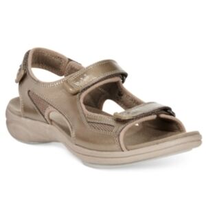 Clarks Women Outdoor Comfort Motion Thorn  Sandals Hook&loop shoes sz 10M